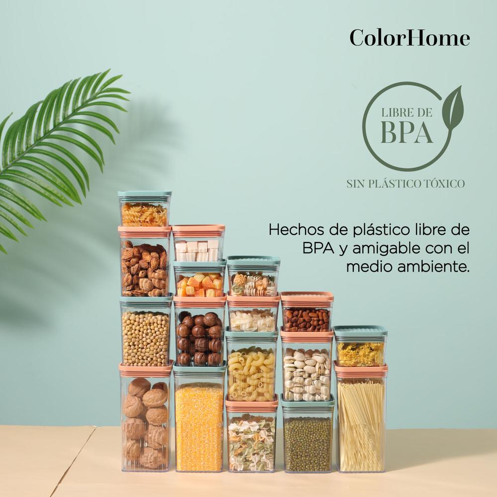 Bateria de Cocina Tricapa Set Contenedores Hermeticos 18pzas