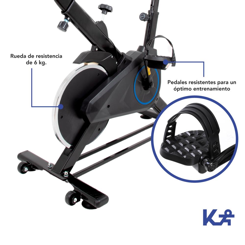 Bicicleta Estatica Fija 6 Kg Para Spinning Cardio Fitness