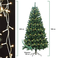 Thumbnail for Arbol De Navidad 180cm + Luces Navideñas 250 Led Luz Cálida