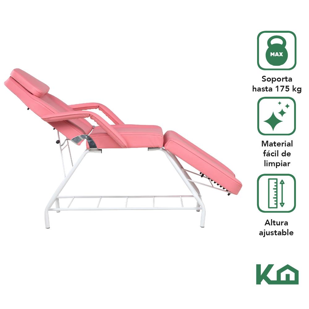 Cama De Masaje Silla Para Faciales Reclinable Spa Profesional