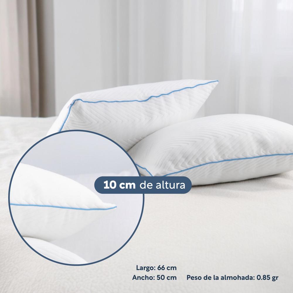 Colchón Matrimonial Memory Foam + Almohadas Espuma Set 3Pzas