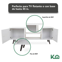 Thumbnail for Centro De Entretenimiento Modular Tv 150 Cm Repisas Puertas