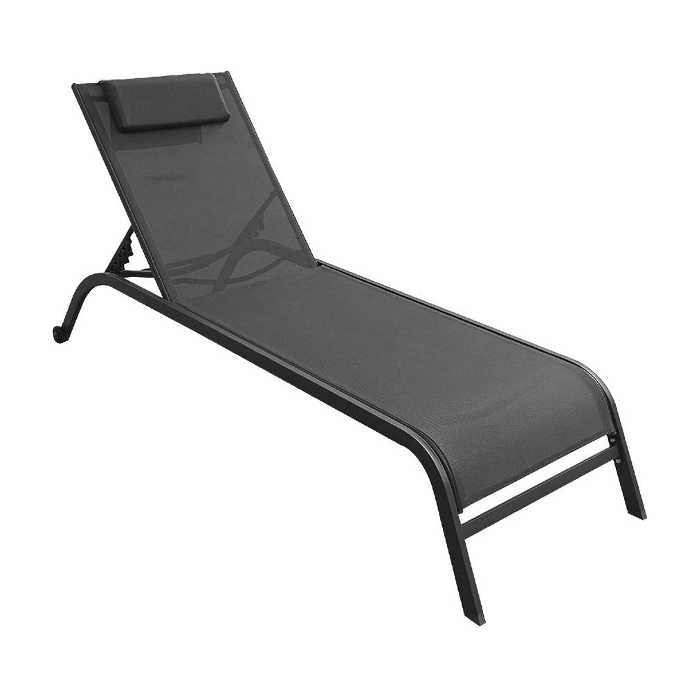 Camastro Exterior Textileno Reclinable Silla de Playa Jardin