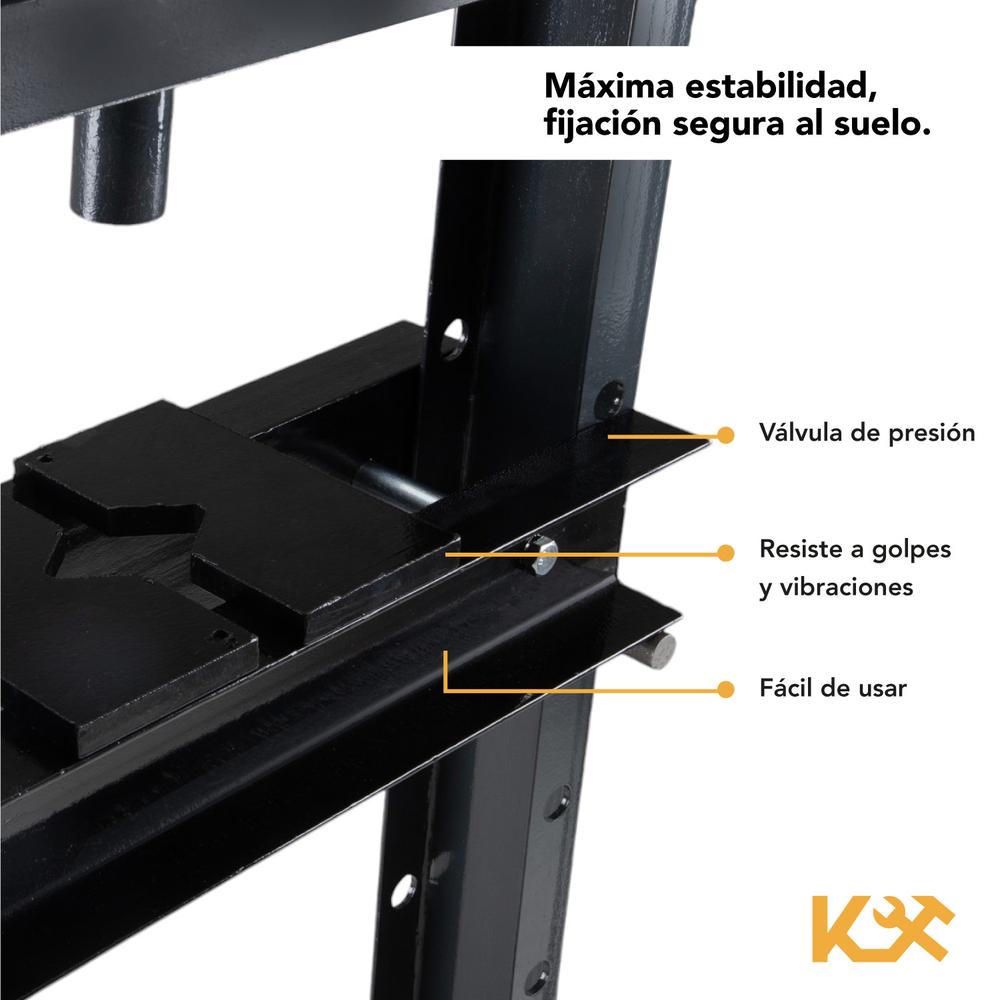 Prensa Hidráulica 20 Ton Gato Hidráulico Acero Industrial