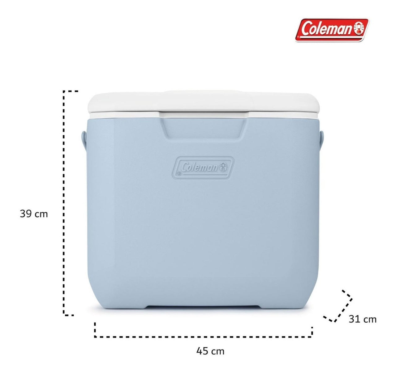 Hielera Coleman 30qt 28 Litros Para 25 Latas Tapa Portavasos