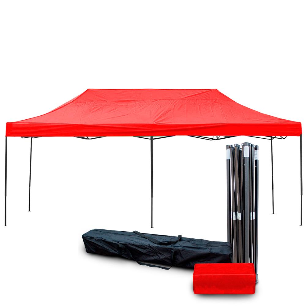 Toldo Carpa Impermeable Plegable De Acero 3x6m Kingsman