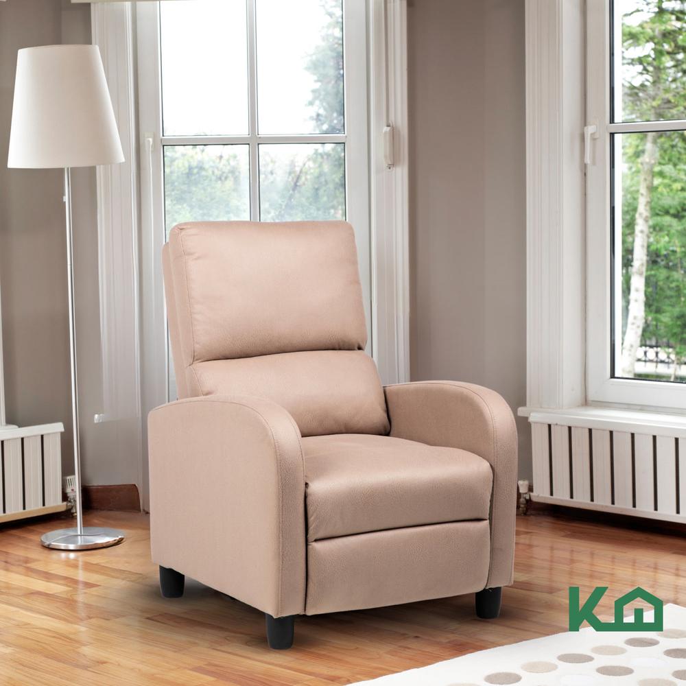 Sillon Reclinable Reposet Sofa Individual Tela Moderno Sala