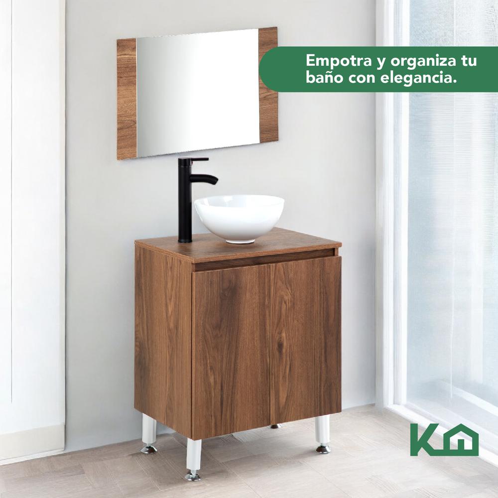 Mueble Gabinete Para Baño Lavamanos Con Espejo Lavabo Ovalin