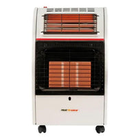 Calentador Calefactor Portatil 2 en 1 de Gas LP 3 Radiantes HG3RQ Heat Wave