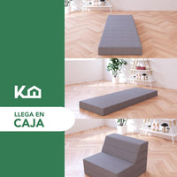 Thumbnail for Sofa Cama Sillon Plegable Individual 2 en 1 Colchon Portatil