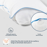 Thumbnail for Colchón King Size Memory Foam + Almohadas Espuma Set 3Pzas