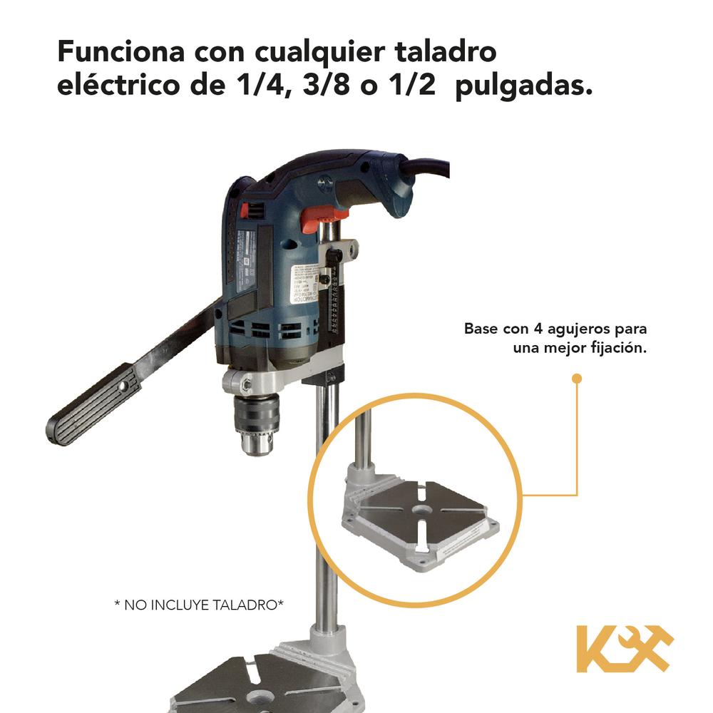 Combo Soporte Taladro 300227 + Prensa Morsa 300231 Kingsman