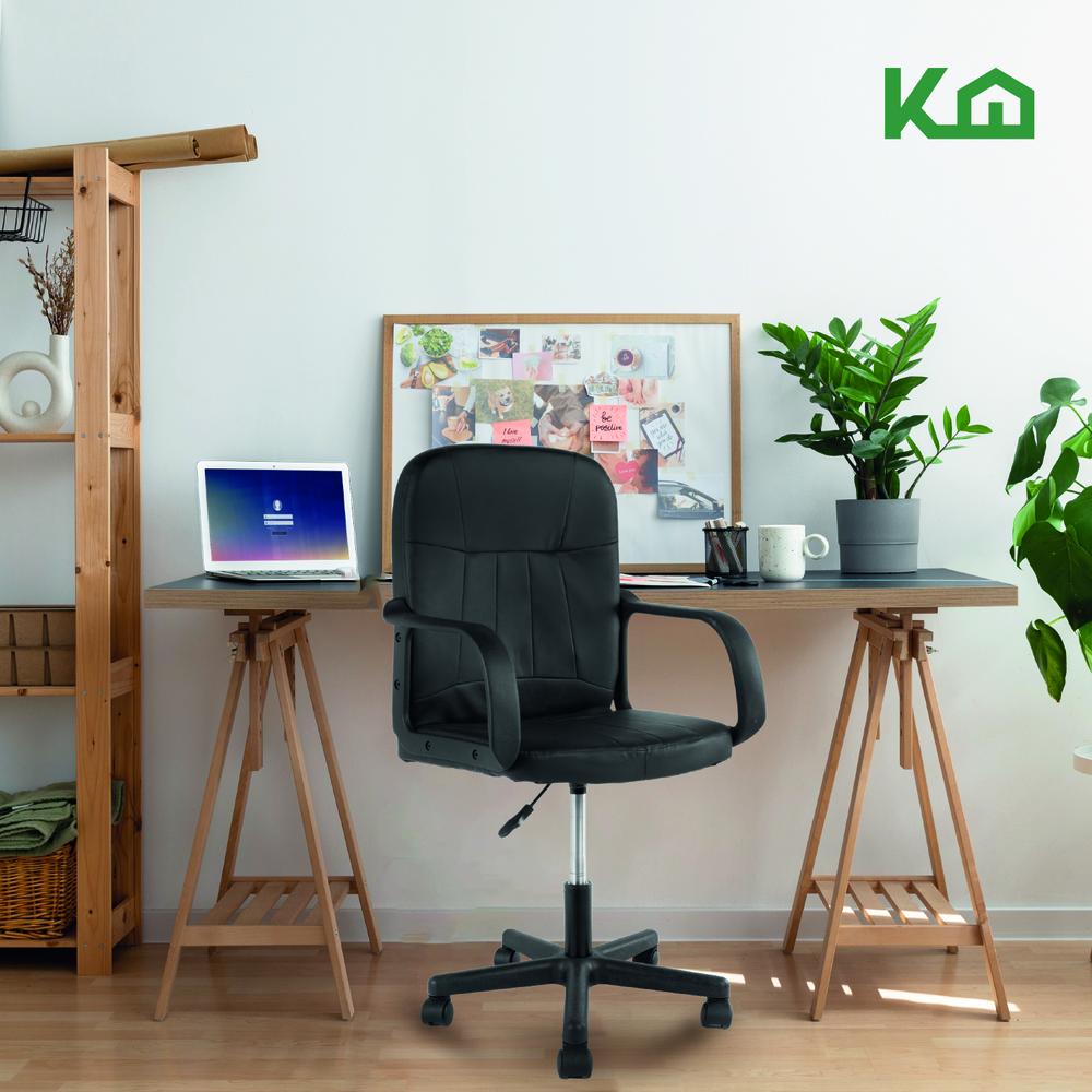 Silla de Escritorio Ejecutiva Ergonomica Ajustable Negro