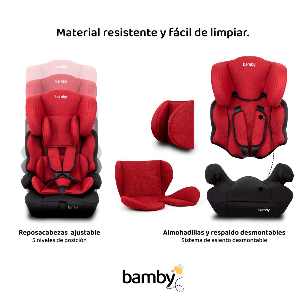 Autoasiento Para Carro Silla de Bebe Seguridad 9m A 11 Años