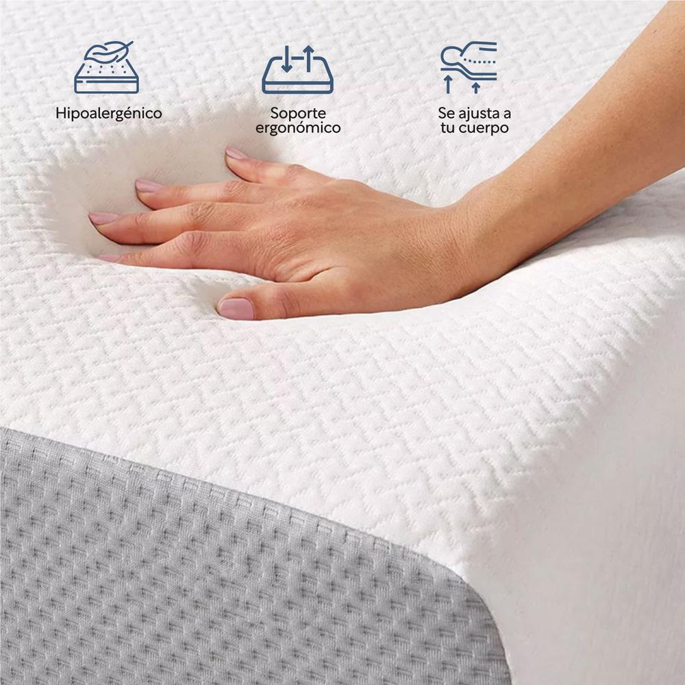 Colchón Matrimonial Memory Foam Premium En Caja 135x190x23 cm ColorDreams