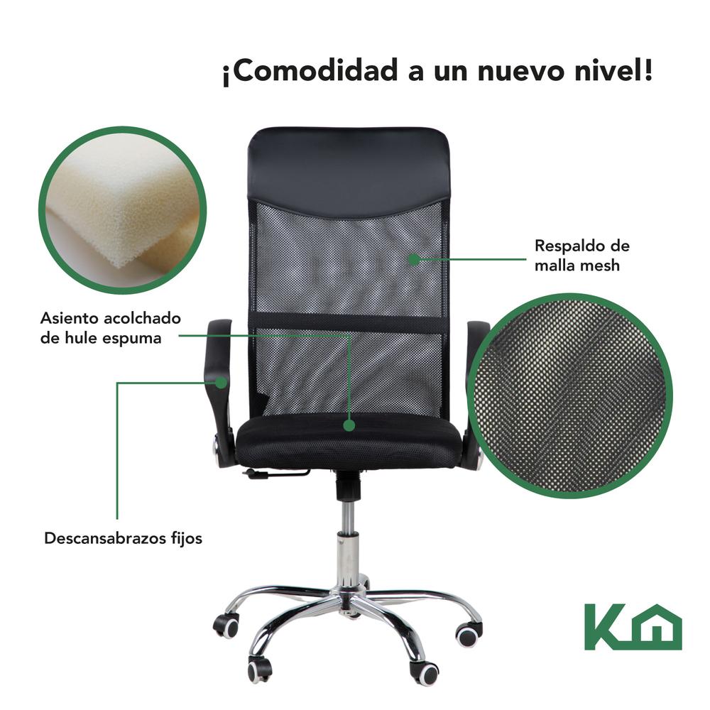 Silla De Oficina Ejecutiva Giratoria Ergonomica Escritorio