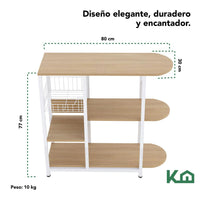 Thumbnail for Rack Mueble Cocina Multiusos Horno de Microondas y Garrafón