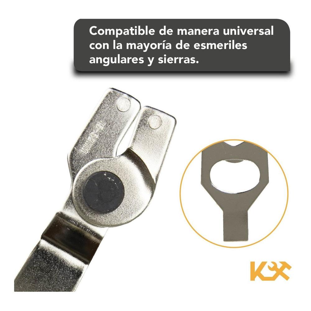 Llave para Esmeril Angular y Sierra de 4 en 1 Capacidad 15-52 mm 300156 Kingsman