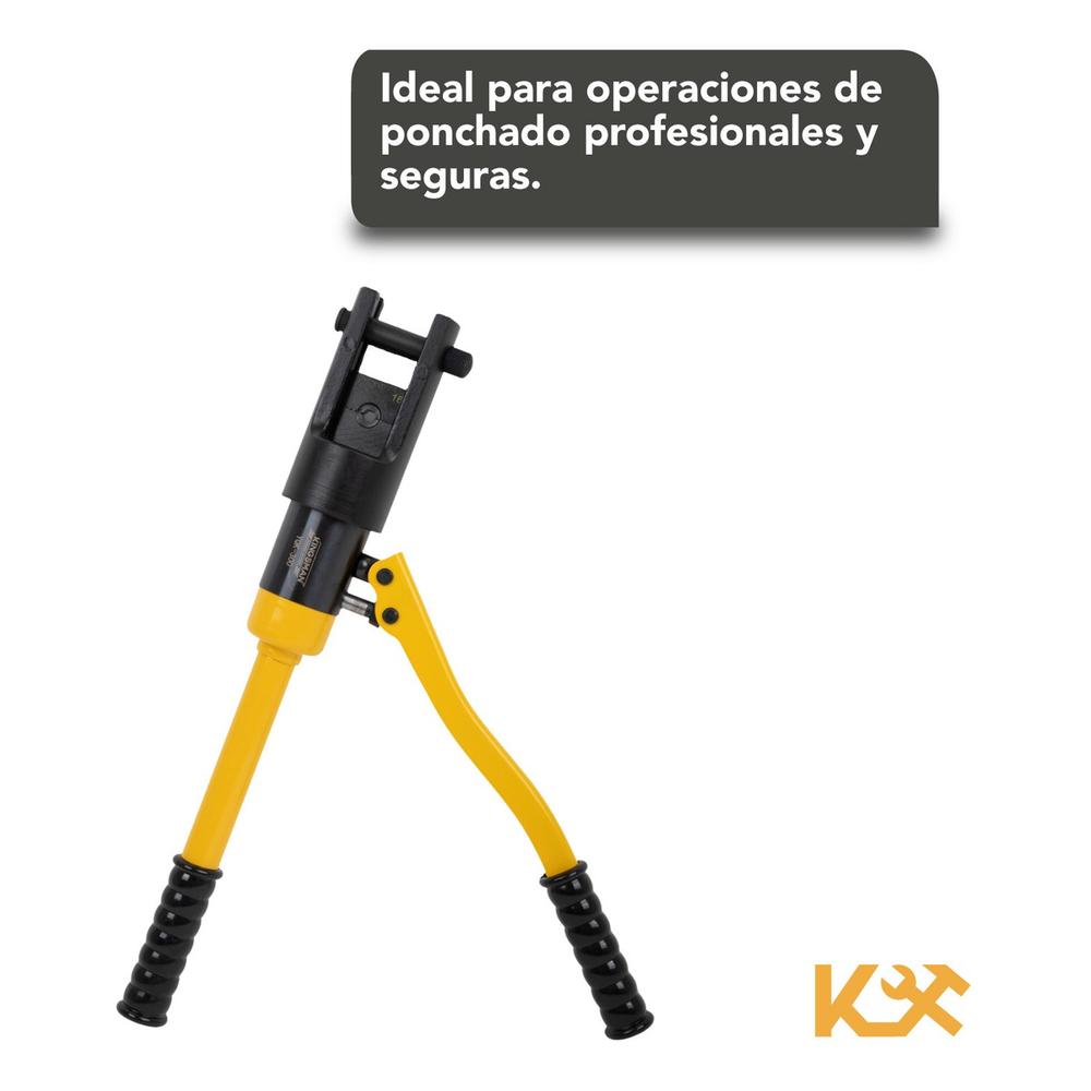 Ponchadora Hidraulica 16 t Juego con 25 Pzs Cap 10-300 mm2 YQK300-70K Kingsman