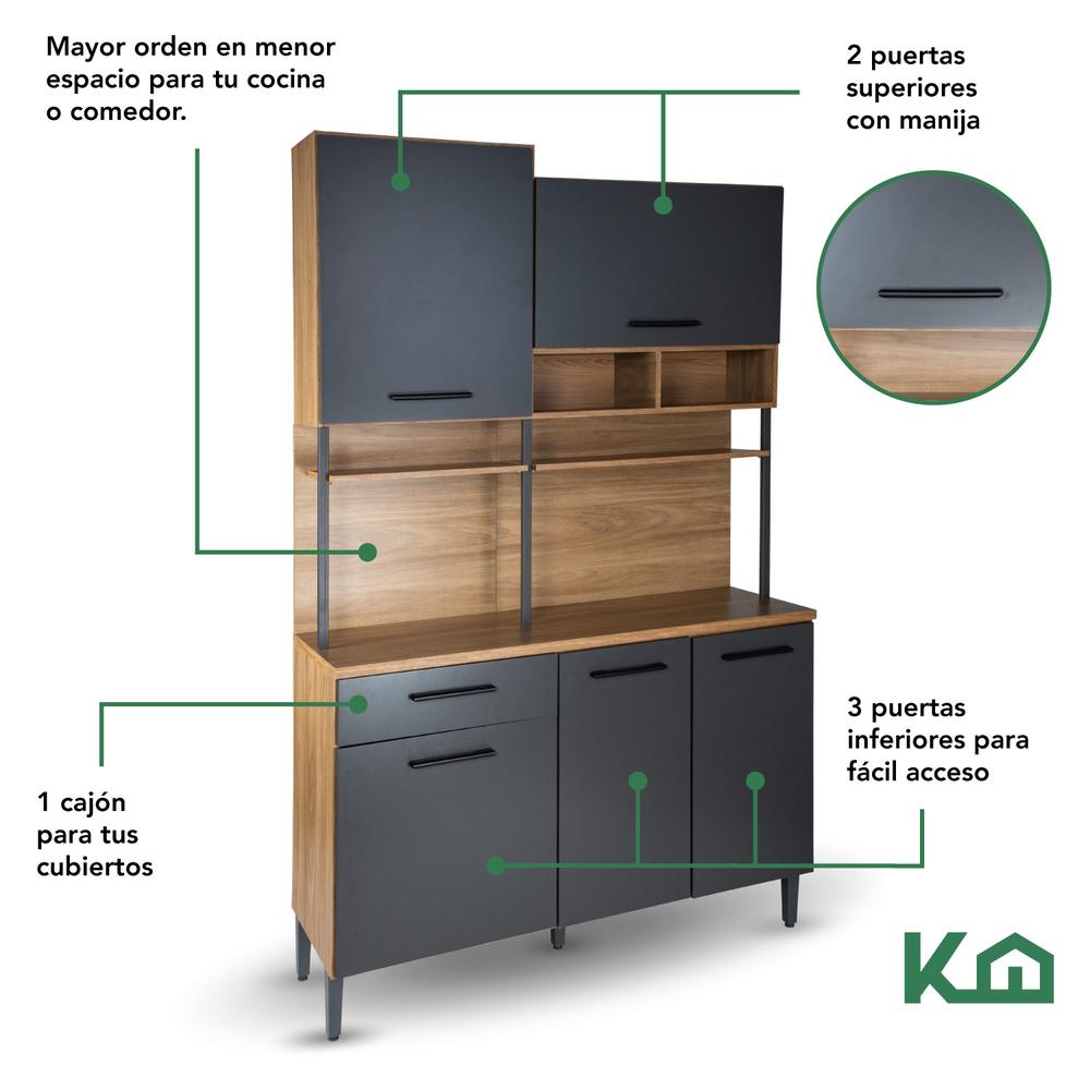 Alacena Organizador Rack Multiusos Gabinete Despensero 210cm