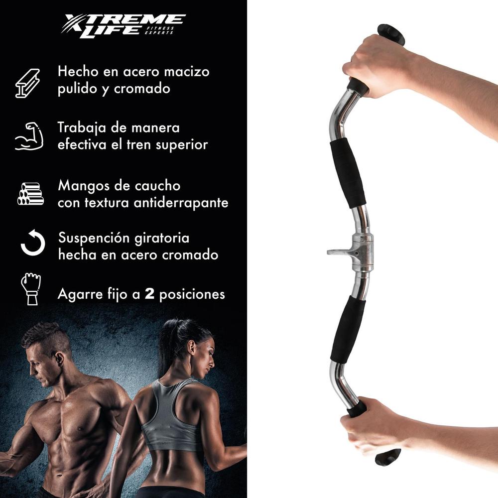 Accesorio Gimnasio Maneral Barra Tipo Z Bicep Tricep