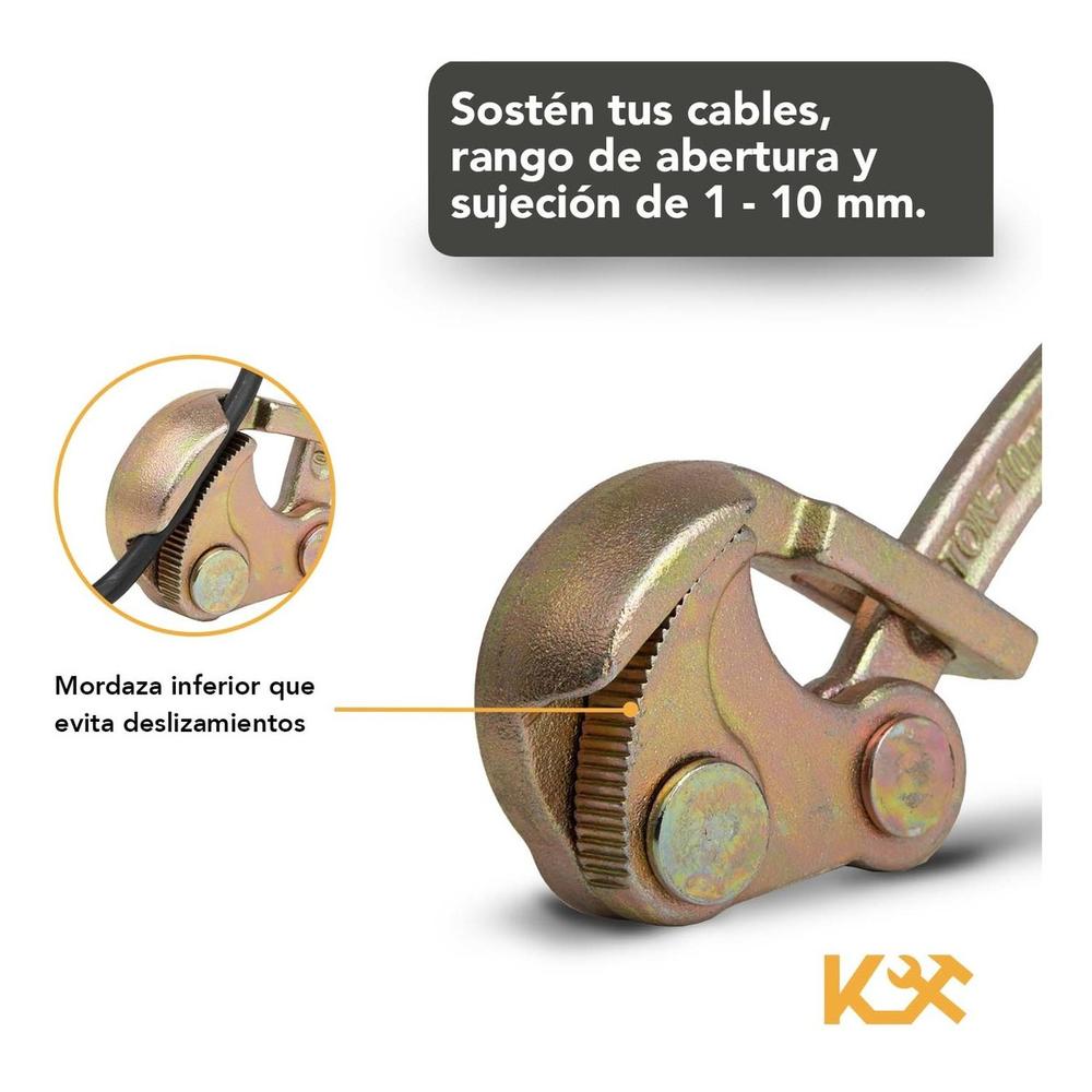 Tensor Cable Quijada Paralela 1-10 mm 0.5 Ton Kingsman