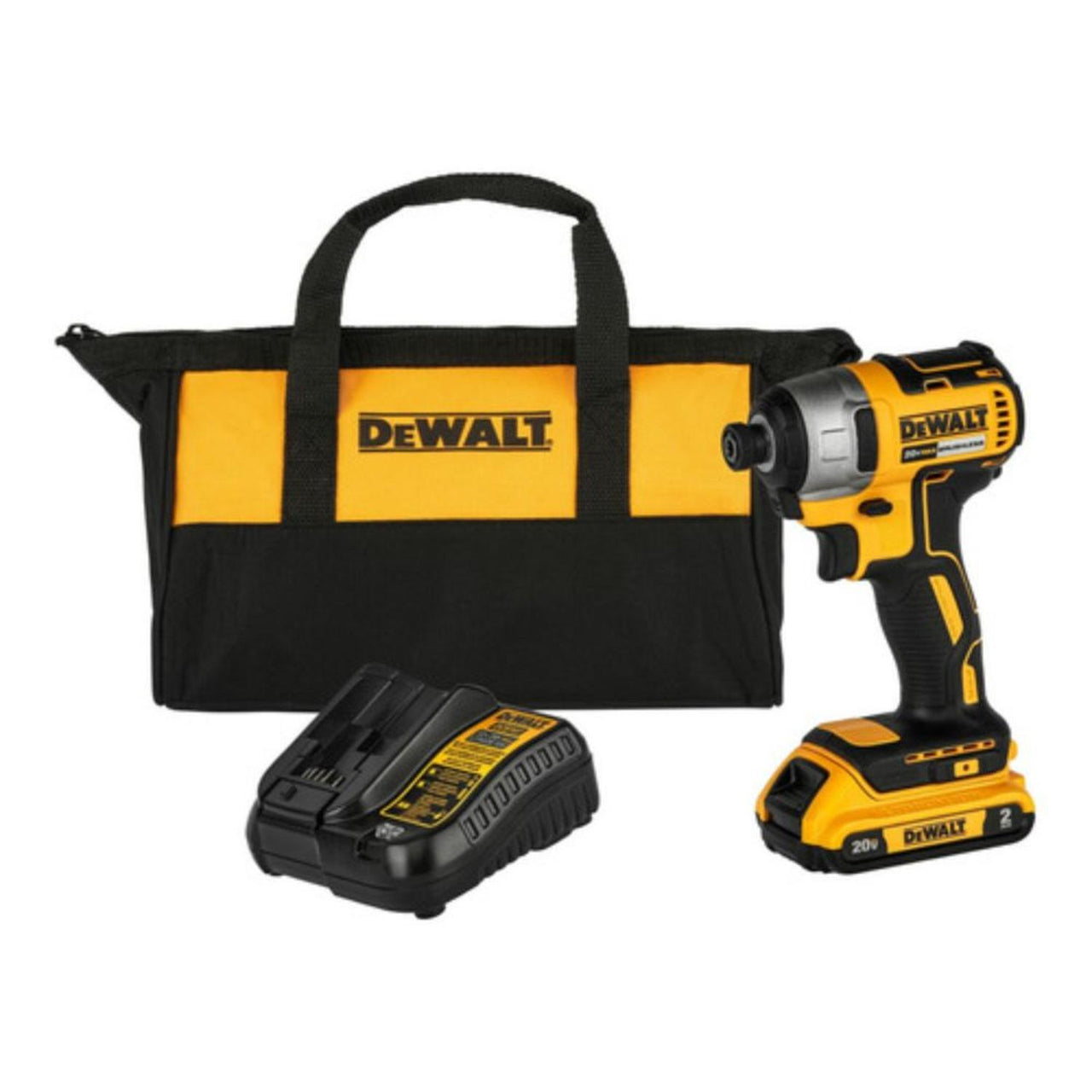 Atornillador Inalambrico Pistola Impacto Kit Dewalt Bateria