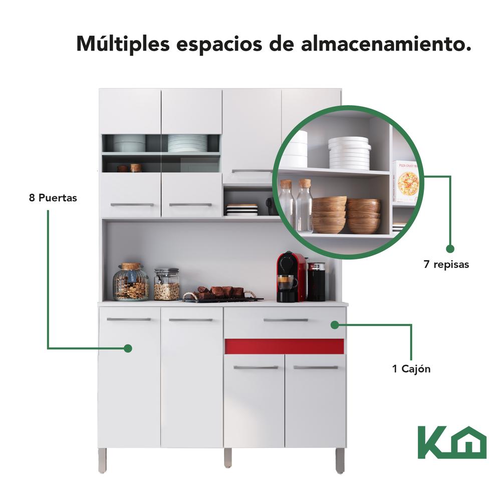 Alacena Organizador Rack Multiuso Gabinete Mueble De Cocina