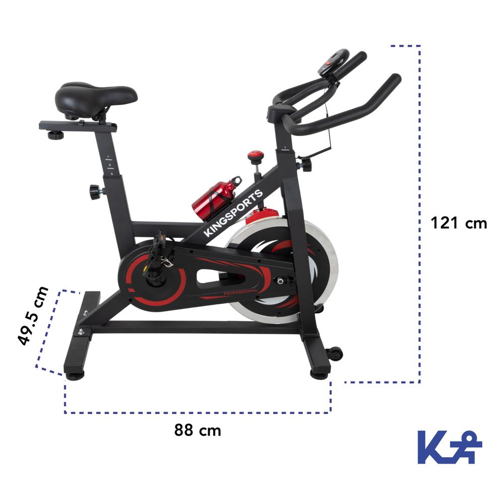 Bicicleta Fija 18 kg Estática Para Spinning Cardio Fitness