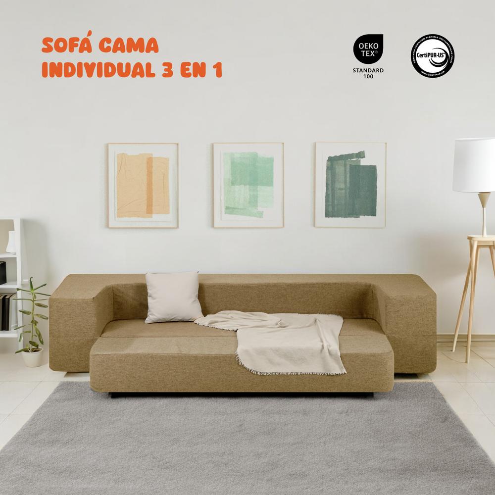 Sillón Plegable Sofá Cama Convertible Colchoneta Individual