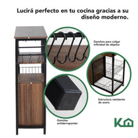 Thumbnail for Rack Mueble Multiusos Cajon Repisas Microondas Cocina Hogar