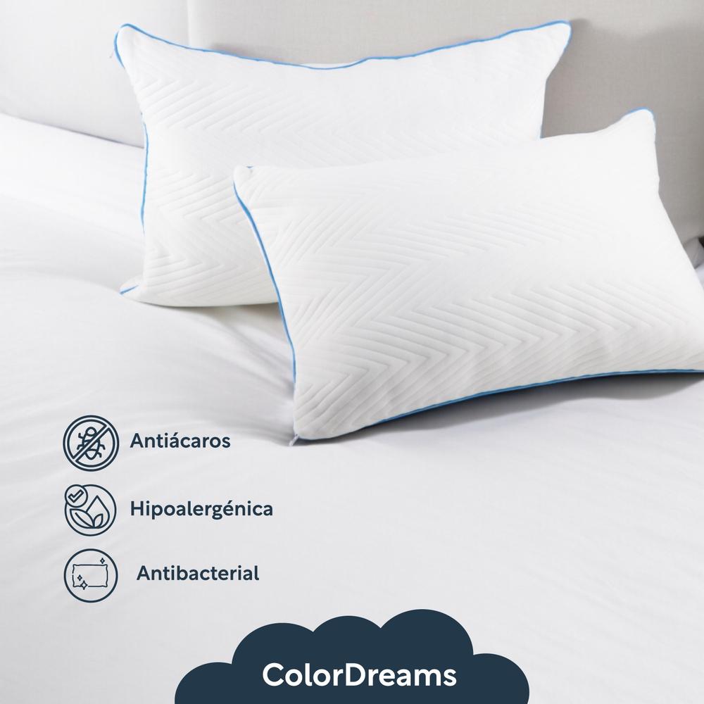 Almohada Memory Foam 2 Pzas Queen Colordreams