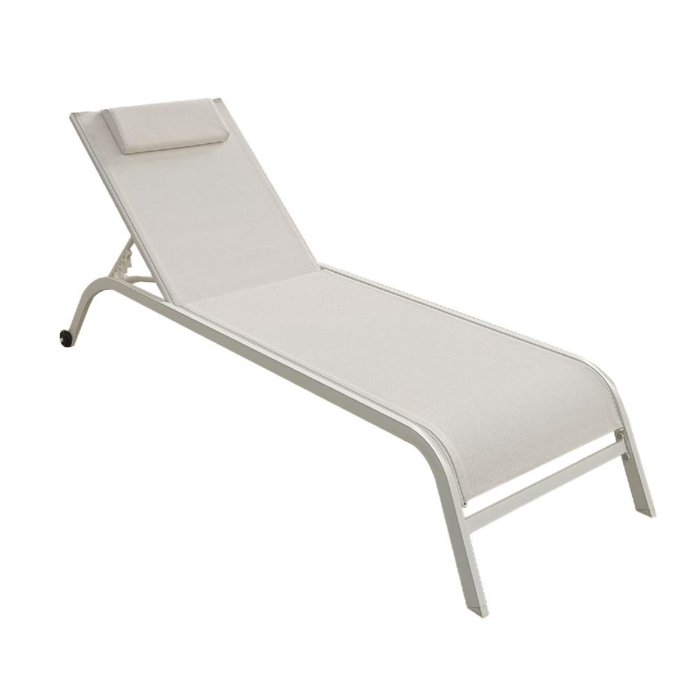 Camastro Exterior Textileno Reclinable Silla de Playa Jardin