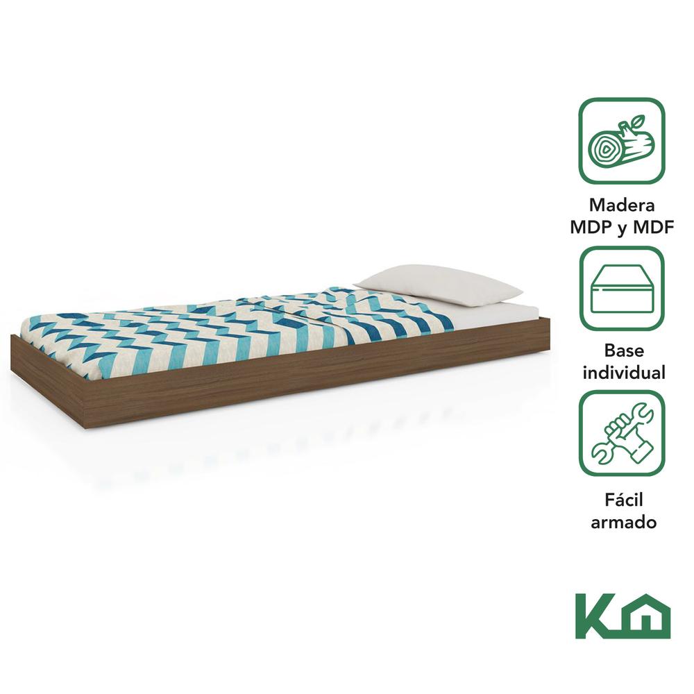 Base Cama Individual KingsHouse Box Desmontable