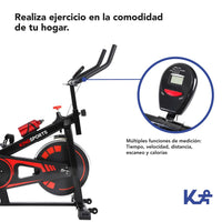 Thumbnail for Bicicleta Fija 8 Kg Spinning Cardio Fitness Kingsports