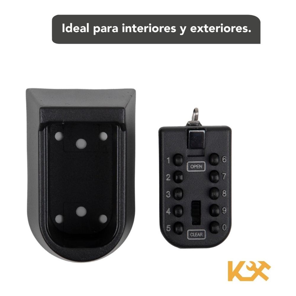 Caja de Llaves Empotrable Combinacion Digital 11x7 cm Negro Ts03 Kingsman