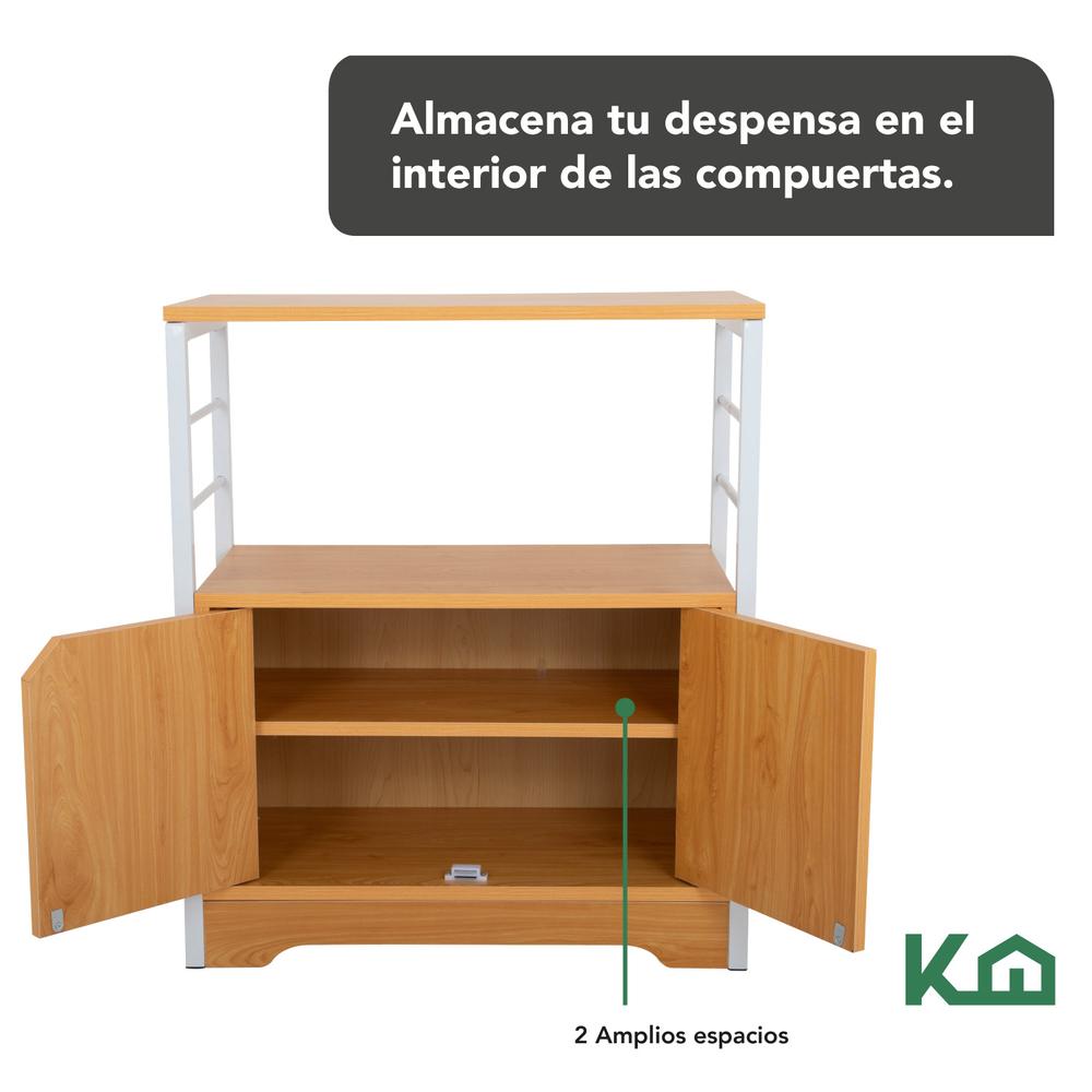 Rack Multiusos para Cocina Repisas para Horno de Microondas y Garrafón ZKS-02 KingsHouse