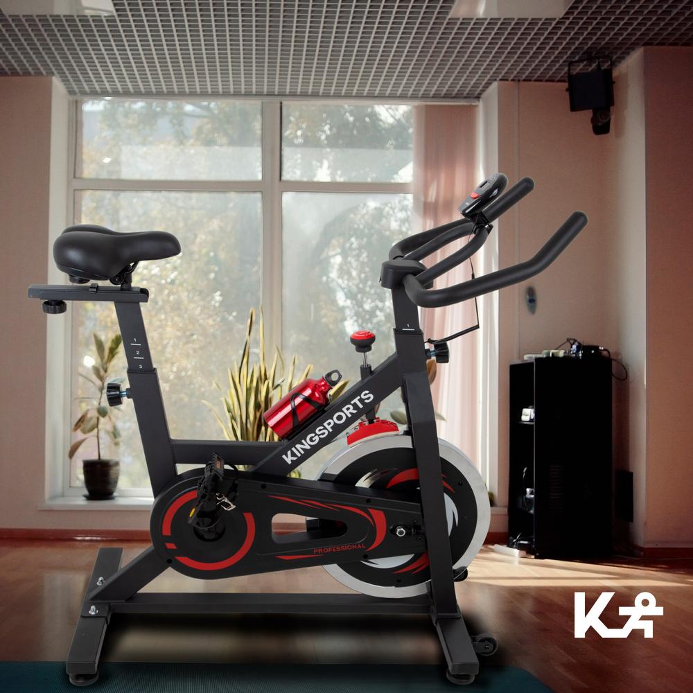 Bicicleta Fija 18 kg Estática Para Spinning Cardio Fitness