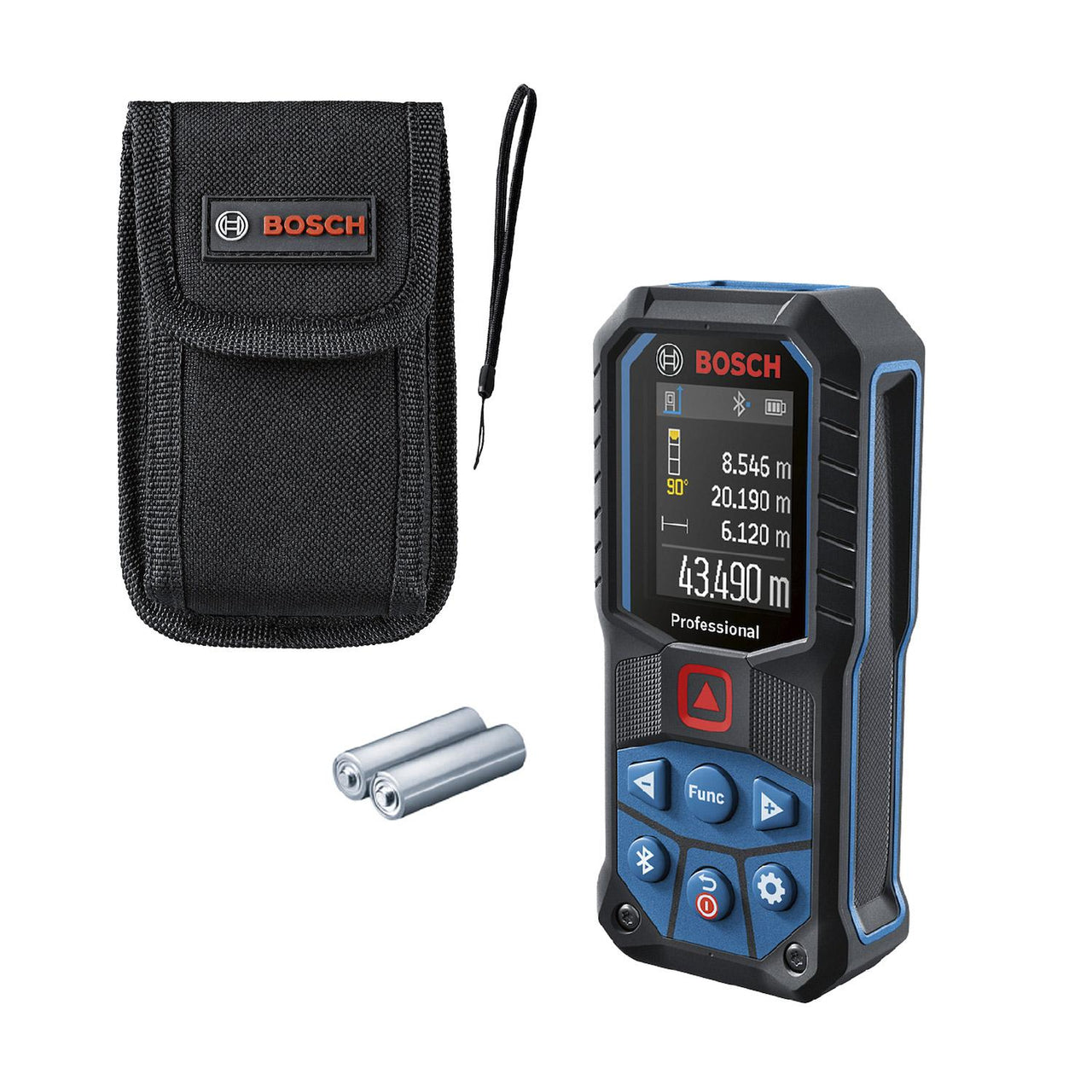 Medidor Láser Bosch Bluetooth Alcance 50 Metros Con estuche