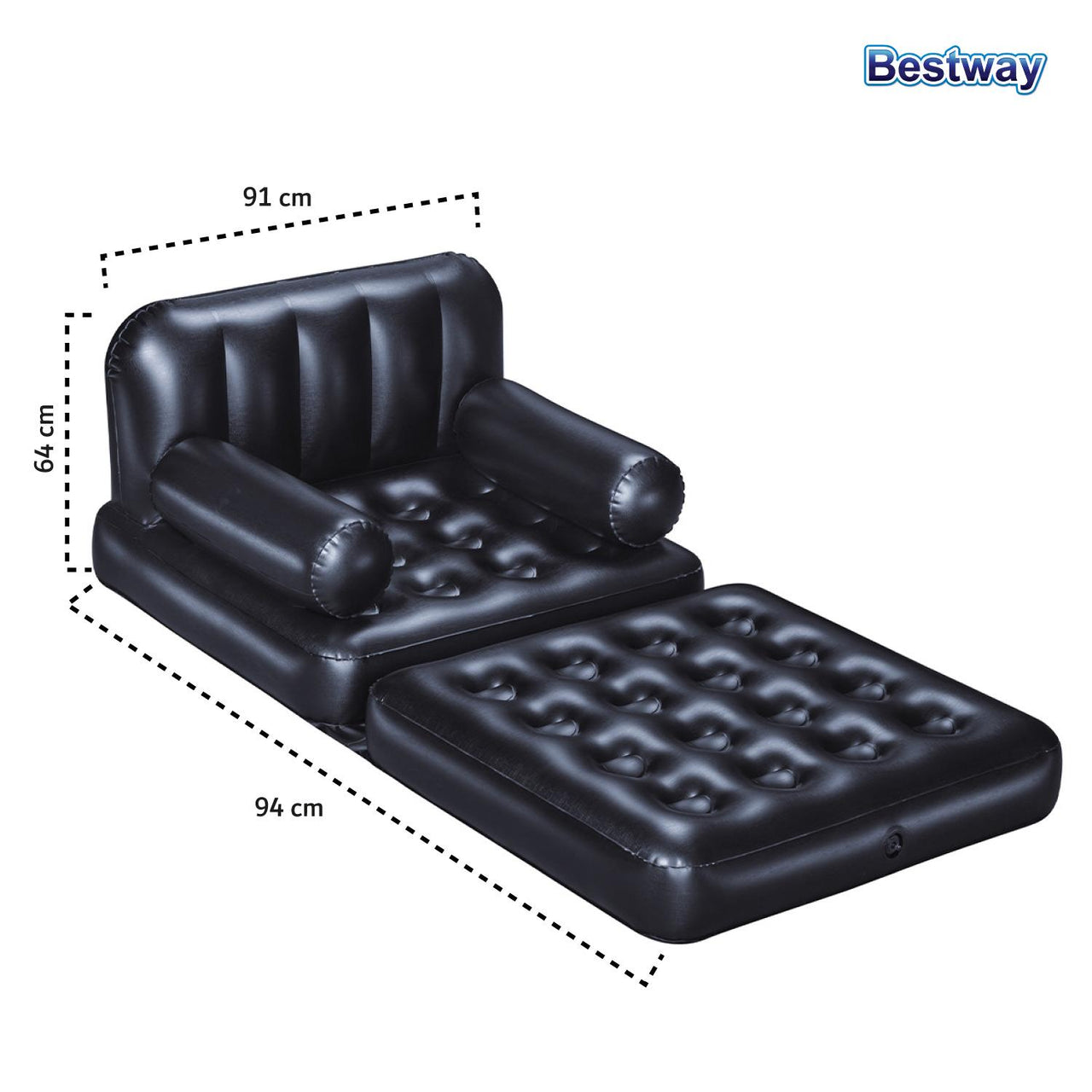 Sofa Cama Sillón Inflable Multiposición 4 en 1 Hogar Bestway