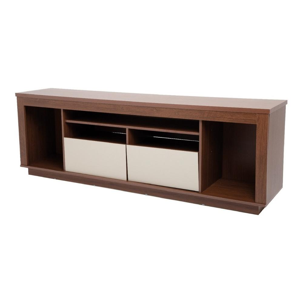 Rack Mueble para TV Cafe con Blanco grosor 15 mm 60x180x38 cm RK120