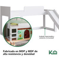 Thumbnail for Cama Individual Resbaladilla Tobogán Mini Loft KingsHouse