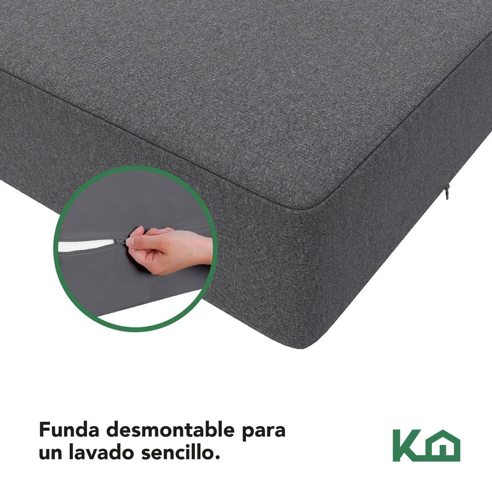 Sofa Cama Sillon Plegable Individual 2 en 1 Colchon Portatil