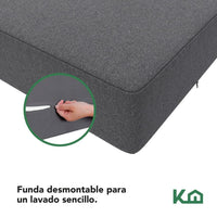 Thumbnail for Sofa Cama Sillon Plegable Individual 2 en 1 Colchon Portatil