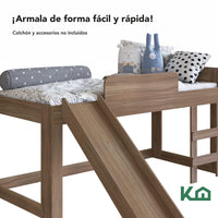 Thumbnail for Cama Individual Resbaladilla Tobogán Mini Loft KingsHouse