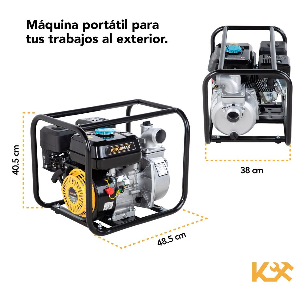 Motobomba a Gasolina Uso Agricola Autocebante Motor 6.5hp 6L