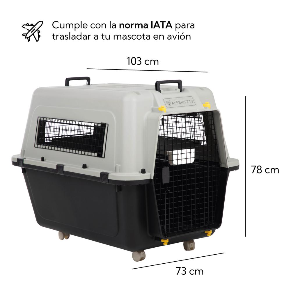 Jaula Transportadora Para Perro IATA 103x73x78 cm