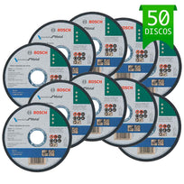 50 Discos Abrasivos Corte Metal 4 1/2 In Esmeriladora BoschCOMBO-BOSCH-19