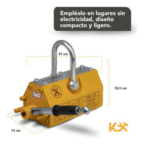 Imán Magnético Levantador Carga 1 Tonelada Industrial