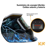 Thumbnail for Careta Electrónica para Soldar Diseños Kingsman